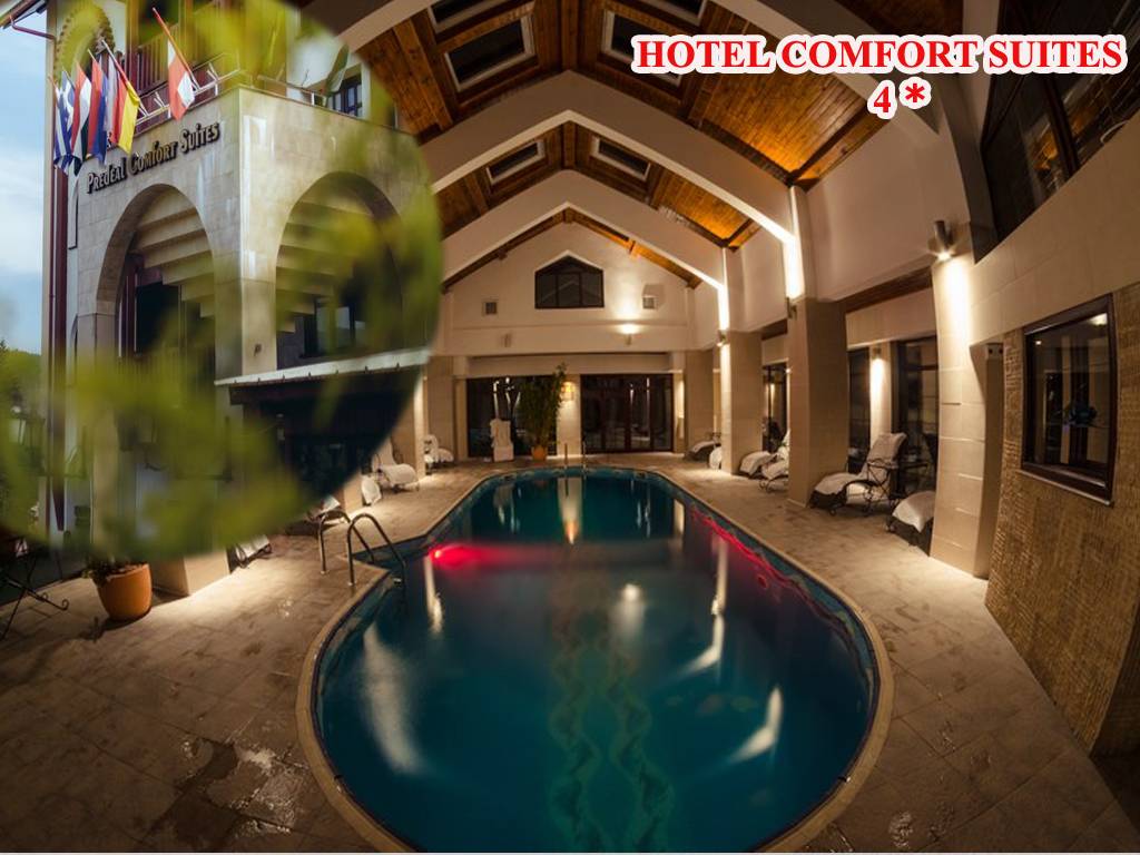 pierce Install slice Vacanta de 4* in Predeal la Hotel Comfort Suites! 1, 2 3, 5 nopti pt. 2  adulti cu mic dejun, piscina, sauna, jacuzzi! 01-29 Februarie 2020
